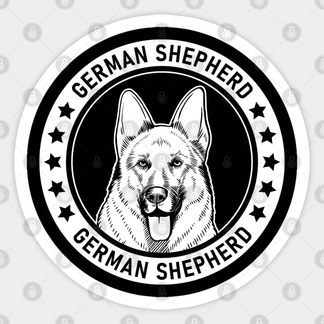 German Shepherd Fan Gift Sticker by millersye